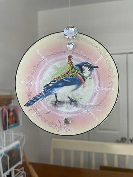 Mobile - Blue Jay with Faery