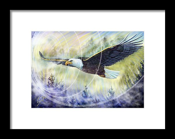 Eagle Rising - Framed Print