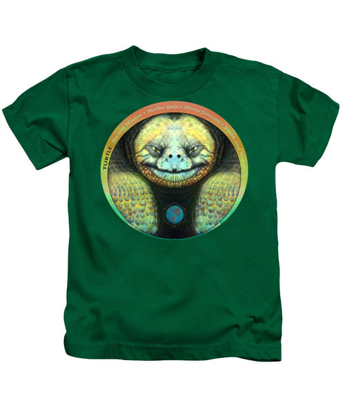 Giant Turtle Spirit Guide - Kids T-Shirt