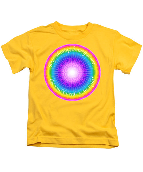 Keep Shining Beautiful One - Kids T-Shirt