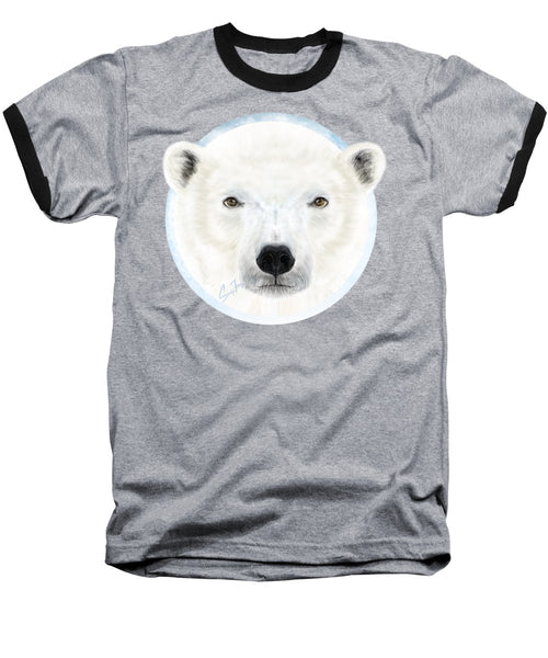 Polar Bear Spirit - Baseball T-Shirt