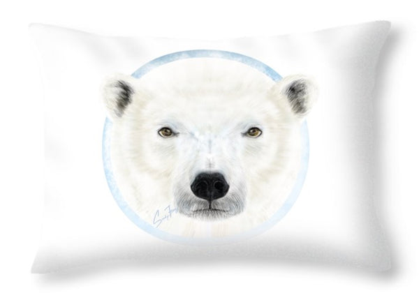 Polar Bear Spirit - Throw Pillow
