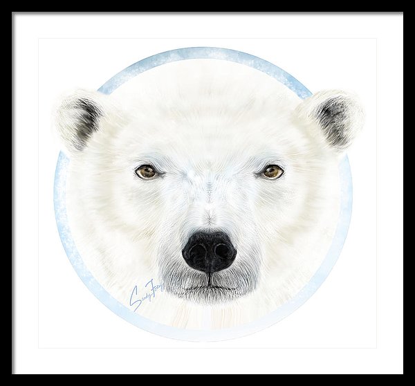 Polar Bear Spirit - Framed Print