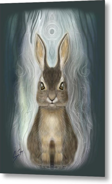 Rabbit Guide - Metal Print