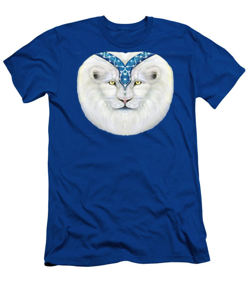 Sacred White Lion - Men's T-Shirt (Athletic Fit)