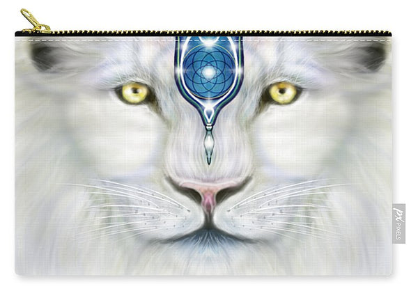 Sacred White Lion - Carry-All Pouch
