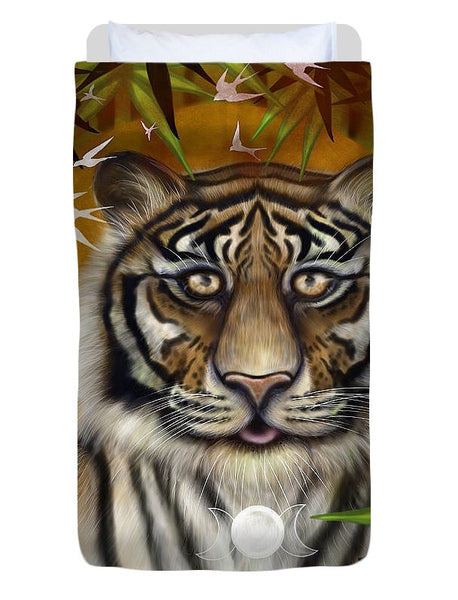 Tiger Wisdom - Duvet Cover