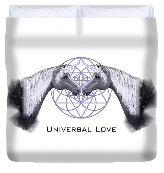 Universal Love Unicorns - Duvet Cover