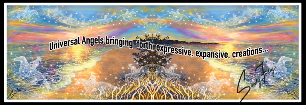 Universal Angels bringing forth expressive, expansive, creations...