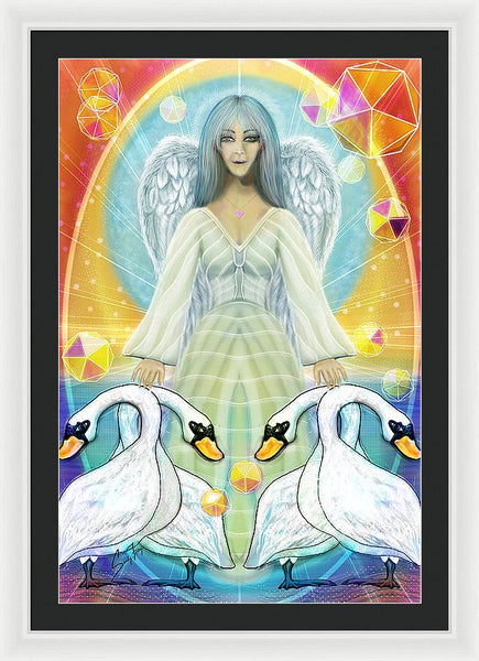 Archangel Haniel - Framed Print