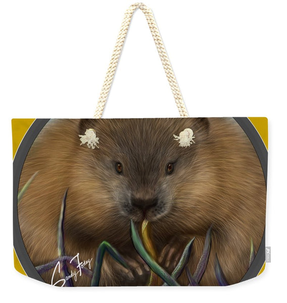 Beaver Spirit Guide - Weekender Tote Bag