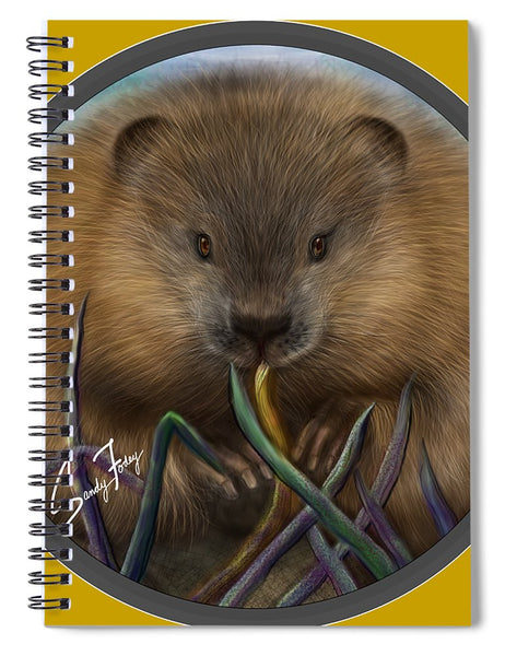 Beaver Spirit Guide - Spiral Notebook