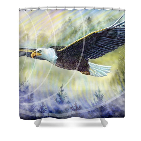 Eagle Rising - Shower Curtain