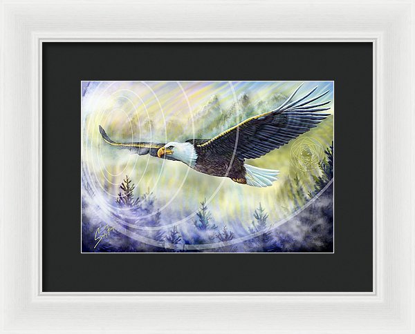Eagle Rising - Framed Print