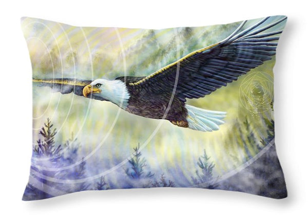 Eagle Rising - Throw Pillow
