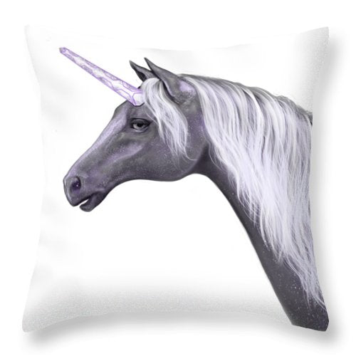 Galactic Unicorn V2 - Throw Pillow