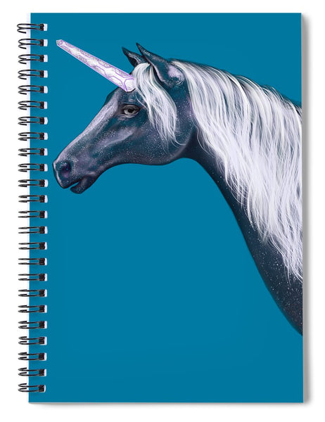 Galactic Unicorn V2 - Spiral Notebook