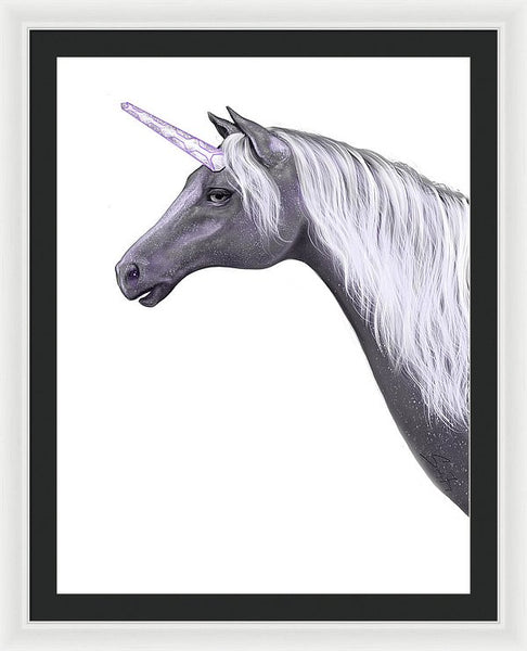 Galactic Unicorn V2 - Framed Print