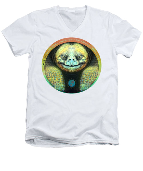 Giant Turtle Spirit Guide - Men's V-Neck T-Shirt