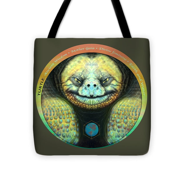 Giant Turtle Spirit Guide - Tote Bag