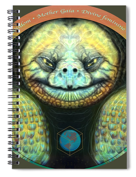 Giant Turtle Spirit Guide - Spiral Notebook