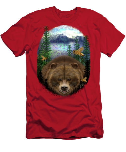 Honey Bear - Men's T-Shirt (Athletic Fit)