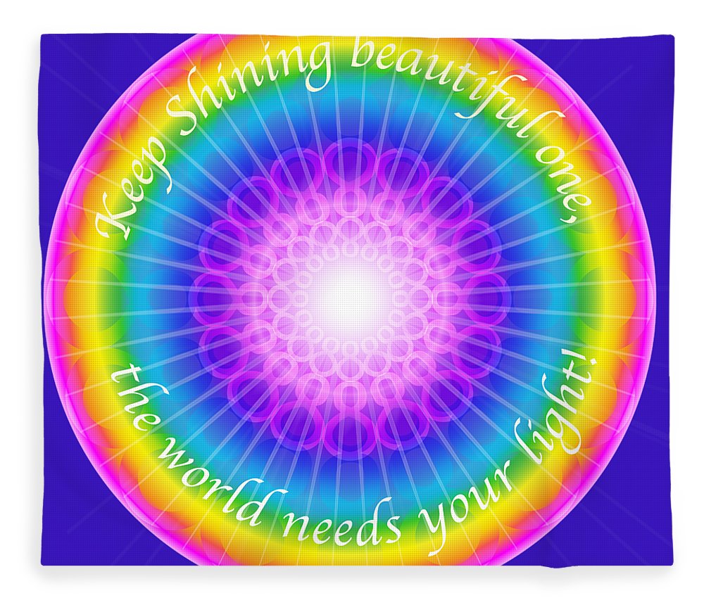 Keep Shining Beautiful One - Blanket