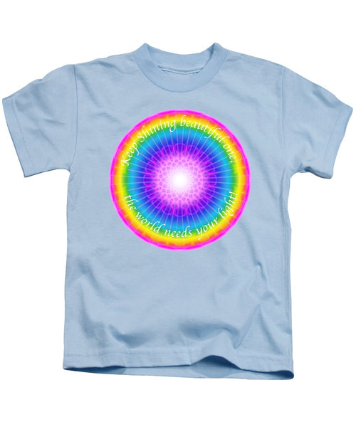 Keep Shining Beautiful One - Kids T-Shirt