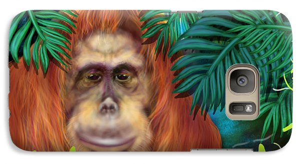 Orangutan With Maleo Bird - Phone Case