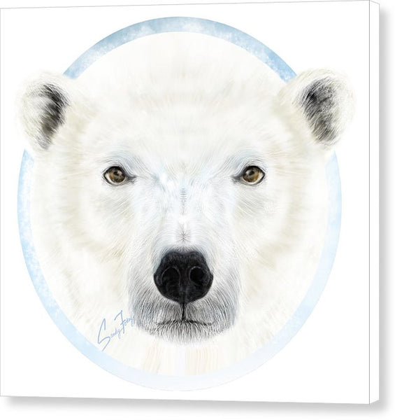 Polar Bear Spirit - Canvas Print