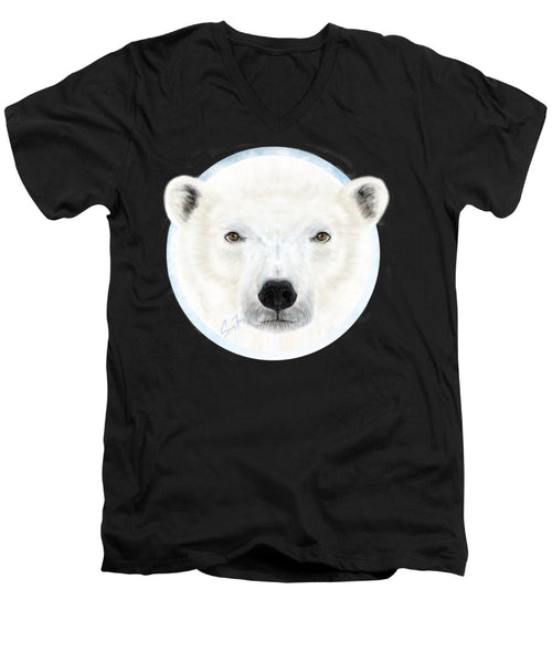Polar Bear Spirit - Men's V-Neck T-Shirt