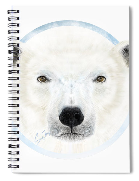 Polar Bear Spirit - Spiral Notebook