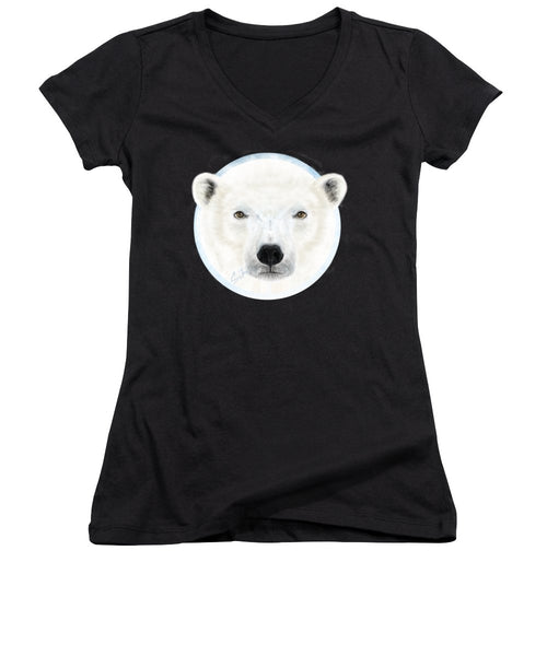 Polar Bear Spirit - Women's V-Neck