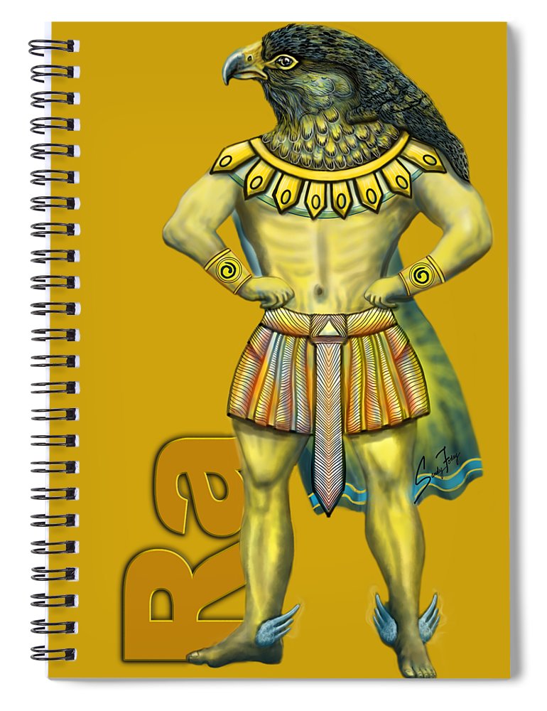 Ra, The Sun God - Spiral Notebook