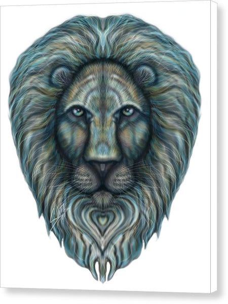 Radiant Rainbow Lion - Canvas Print