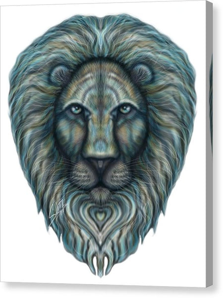 Radiant Rainbow Lion - Canvas Print