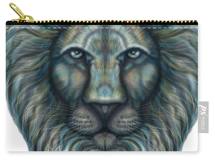 Radiant Rainbow Lion - Carry-All Pouch