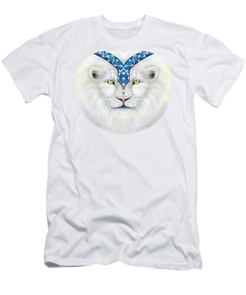 Sacred White Lion - Men's T-Shirt (Athletic Fit)