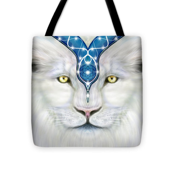 Sacred White Lion - Tote Bag