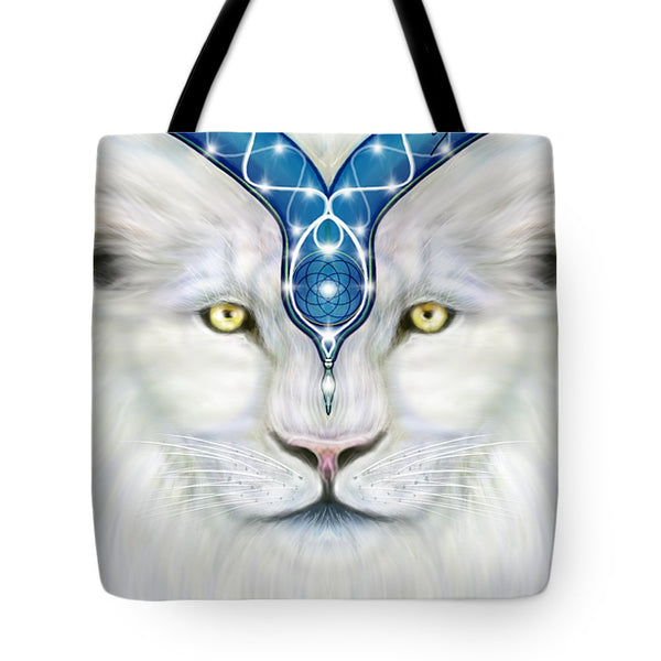 Sacred White Lion - Tote Bag