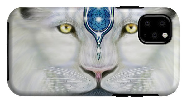 Sacred White Lion - Phone Case