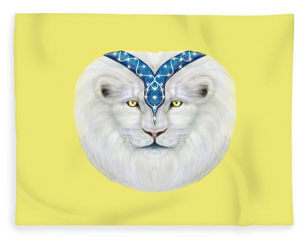 Sacred White Lion - Blanket