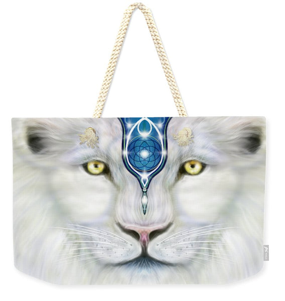 Sacred White Lion - Weekender Tote Bag