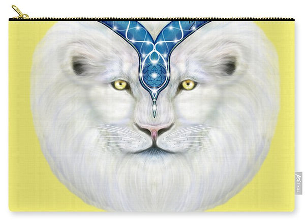 Sacred White Lion - Carry-All Pouch