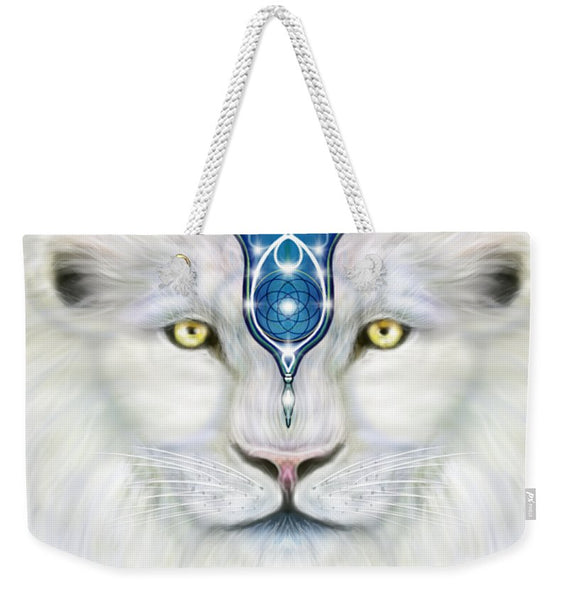 Sacred White Lion - Weekender Tote Bag