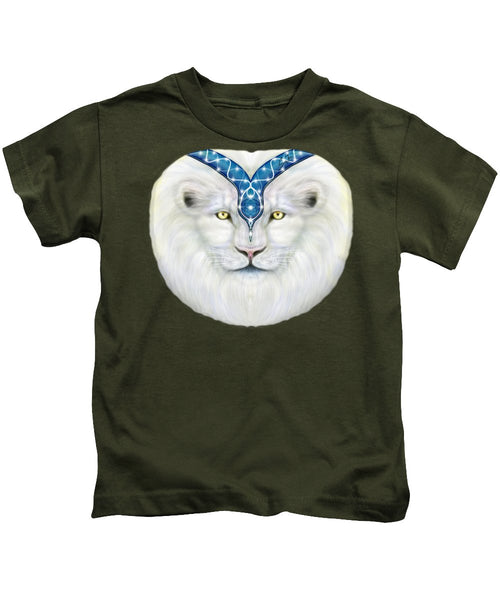 Sacred White Lion - Kids T-Shirt