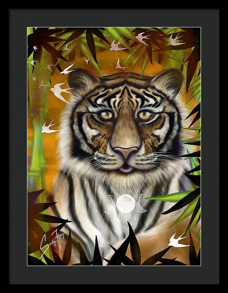 Tiger Wisdom - Framed Print