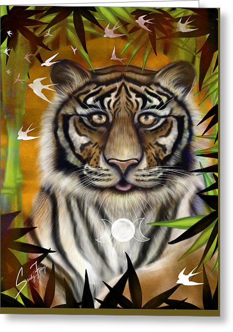 Tiger Wisdom - Greeting Card