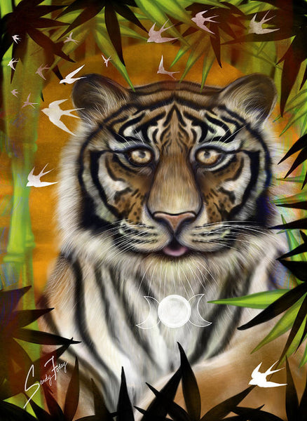 Tiger Wisdom - Art Print