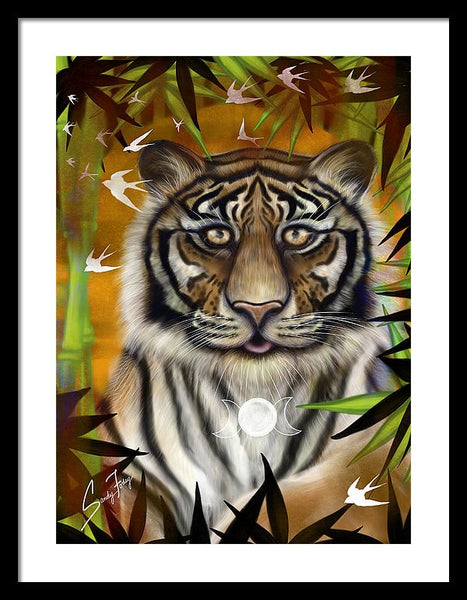 Tiger Wisdom - Framed Print